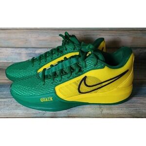 Nike Sabrina 1 'Oregon Ducks' Sneakers Yellow Green, Size 7.5W/6M, FQ3381-300